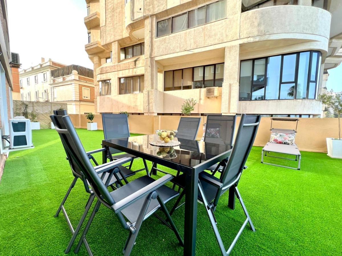 Malagueta Beach I & Private Terrace By Ele Apartments 马拉加 外观 照片